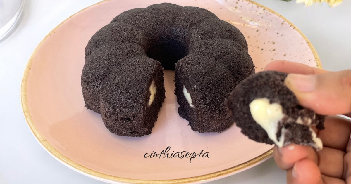 Resep Bolu Ketan Hitam With Cream Cheese Dijamin Nikmat dan Mudah