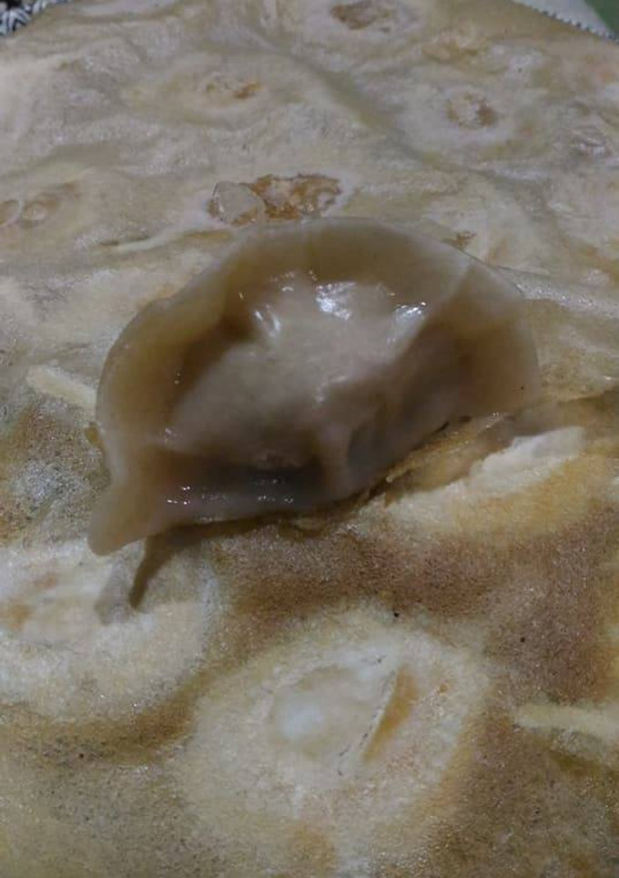 冷凍後敲起來分裝的冷凍水餃 的食譜成品照片
