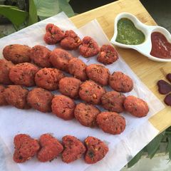A picture of Sooji Besan cutlet.