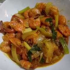 A picture of Udang Saus Asam Manis.