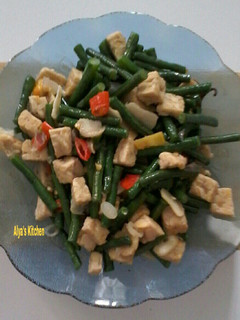 Foto resep Tumis kacang panjang tempe