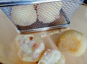 Una foto de bolas de patata y queso
