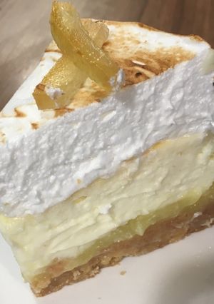 Une photo de Cheesecake au citron en 3 textures