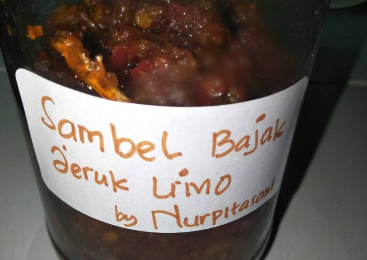 Cara Gampang Membuat Sambel bajak jeruk limo, Enak