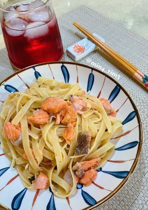 Foto resep Salmon Fettuccine