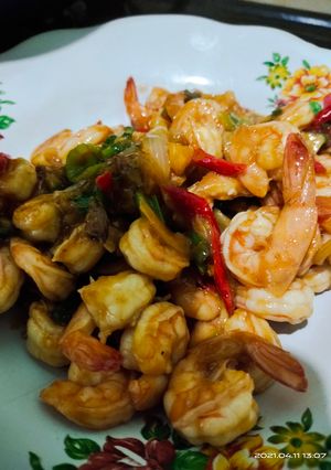 Foto resep Udang Saus Padang