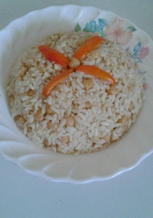صورة لوصفة رز بحمص رووووعه 👍😘😋😍