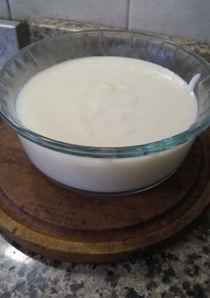 Una foto de Postre de fécula de maíz (maicena)