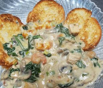 Ultimate Making Recipe Blackened chicken and shrimp fondue Delicious