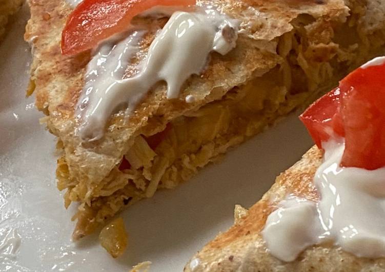 Cast iron chicken quesadillas Cast iron chicken quesadillas