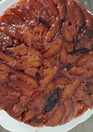 Szilvás fordított pite recept fotója