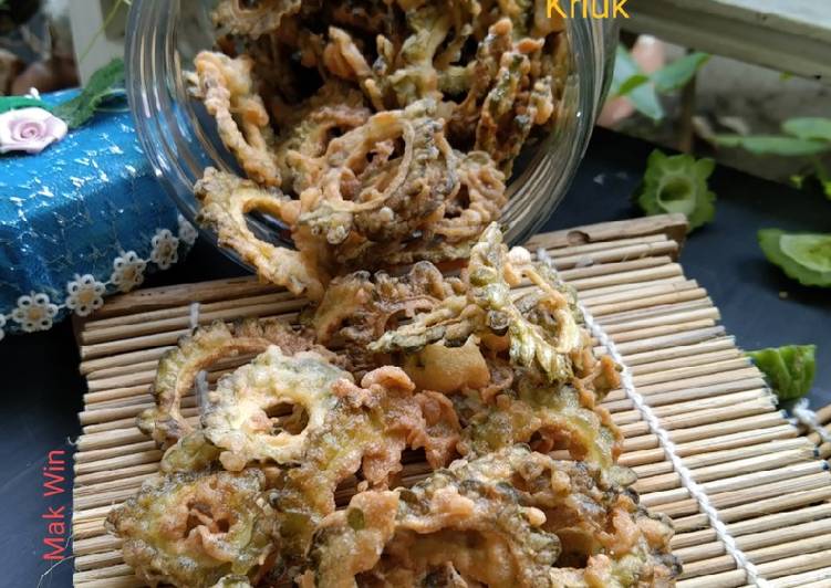 Resep Terbaik Keripik pare kriuk Praktis Enak