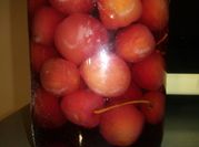 Una foto de cerezas almíbar