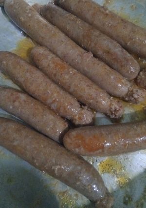 صورة لوصفة نقانق بالصلصة