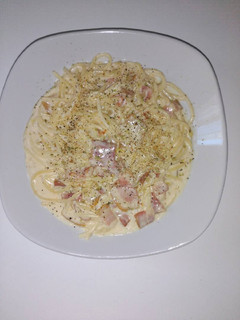 Una foto de Espaguetis a la carbonara