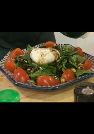 Una foto de Ensalada de Burrata