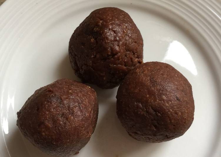 Recipe of Speedy Chocolate Sea Salt Energy Ball