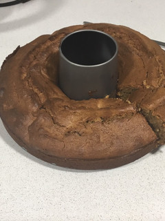 Una foto de Bizcocho con chocolate y nueces