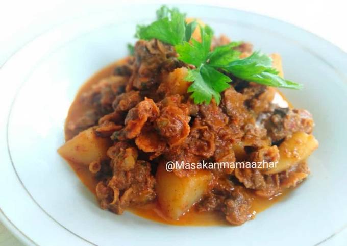 Rendang kerang kentang