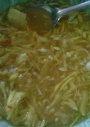 Foto resep Rujak gobet (rujak buah serut)