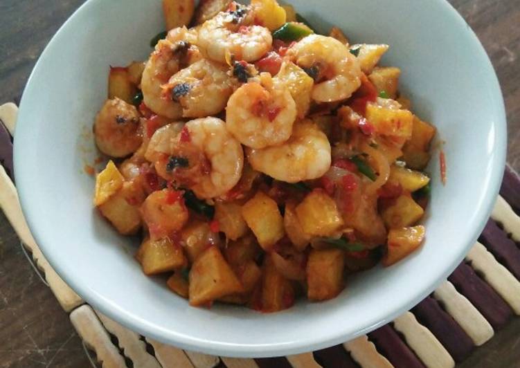 Resep UTang (Udang Kentang) balado yang Bisa Manjain Lidah