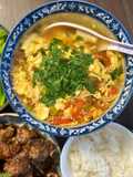 Vietnamese Tomato Egg-drop Soup | Canh Cà Trứng
