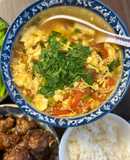 Vietnamese Tomato Egg-drop Soup | Canh Cà Trứng