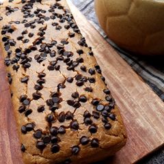 Chocolate Chip Coffee loaf cake (Eggless) A picture of Chocolate Chip Coffee loaf cake (Eggless).
