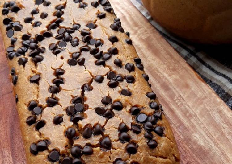 Steps to Prepare Speedy Chocolate Chip Coffee loaf cake (Eggless)