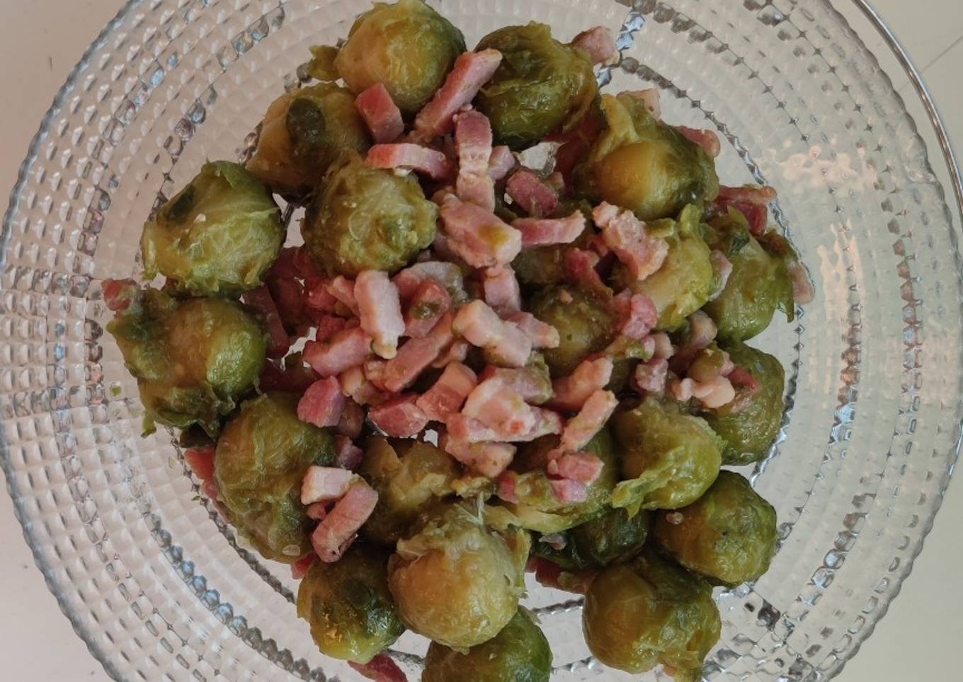 Choux de Bruxelles et ses lardons