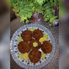 A picture of Lotus Roots Kebab.