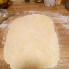A picture of Homemade puff pastry.