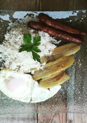 Une photo de Riz à la cubaine