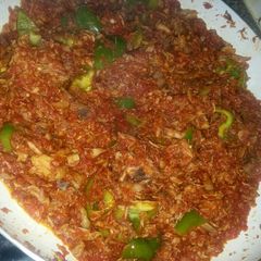 A picture of Shredded Chicken Sauce.