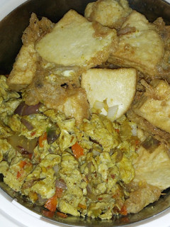 Awara da sauce din kwai ainihin hoton girkin