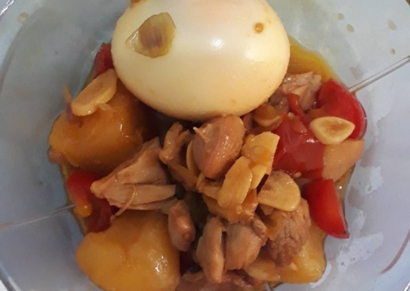 Mpasi Semur ayam telur