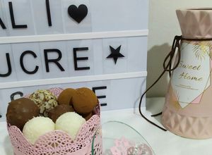 صورة لوصفة Les truffes حلوى الترافل