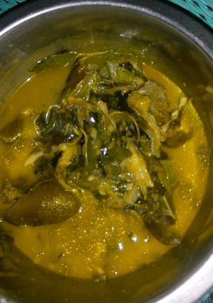 A picture of Oha soup.