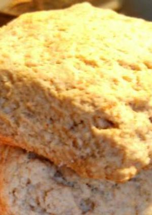 A picture of Sourdough Parmesan whole wheat biscuits.