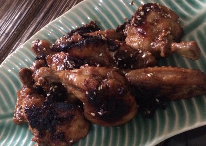 Sayap Ayam Bakar bumbu Teriyaki (HappyCall)