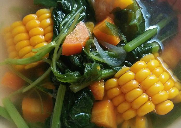 Rahasia Membuat Sayur bayam feat jagung manis & wortel yang Menggugah Selera