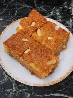 صورة لوصفة بسبوسة