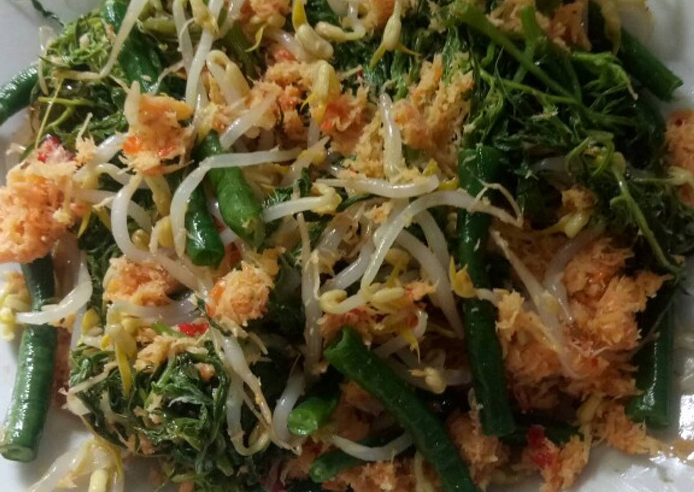 Sayuran landak di rumah