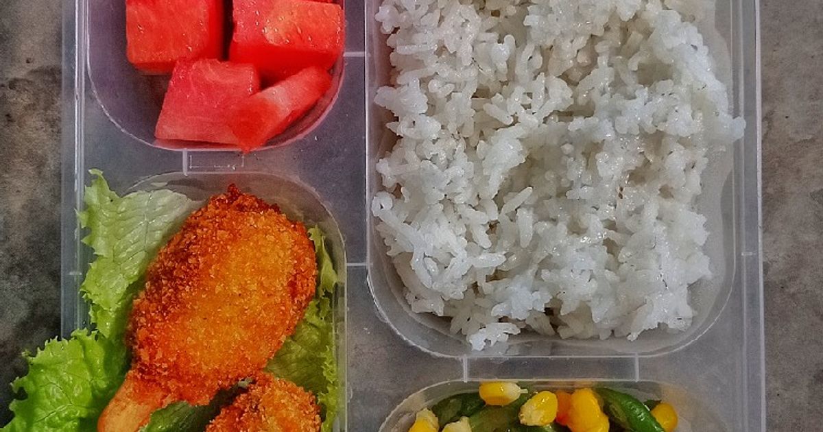 Resep Bento Resep bento box rumahan enak dan mudah - Cookpad