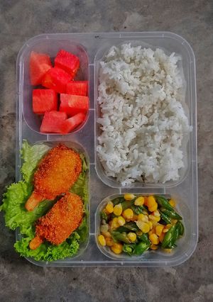 Foto resep Bento Box Kaki Naga Ayam