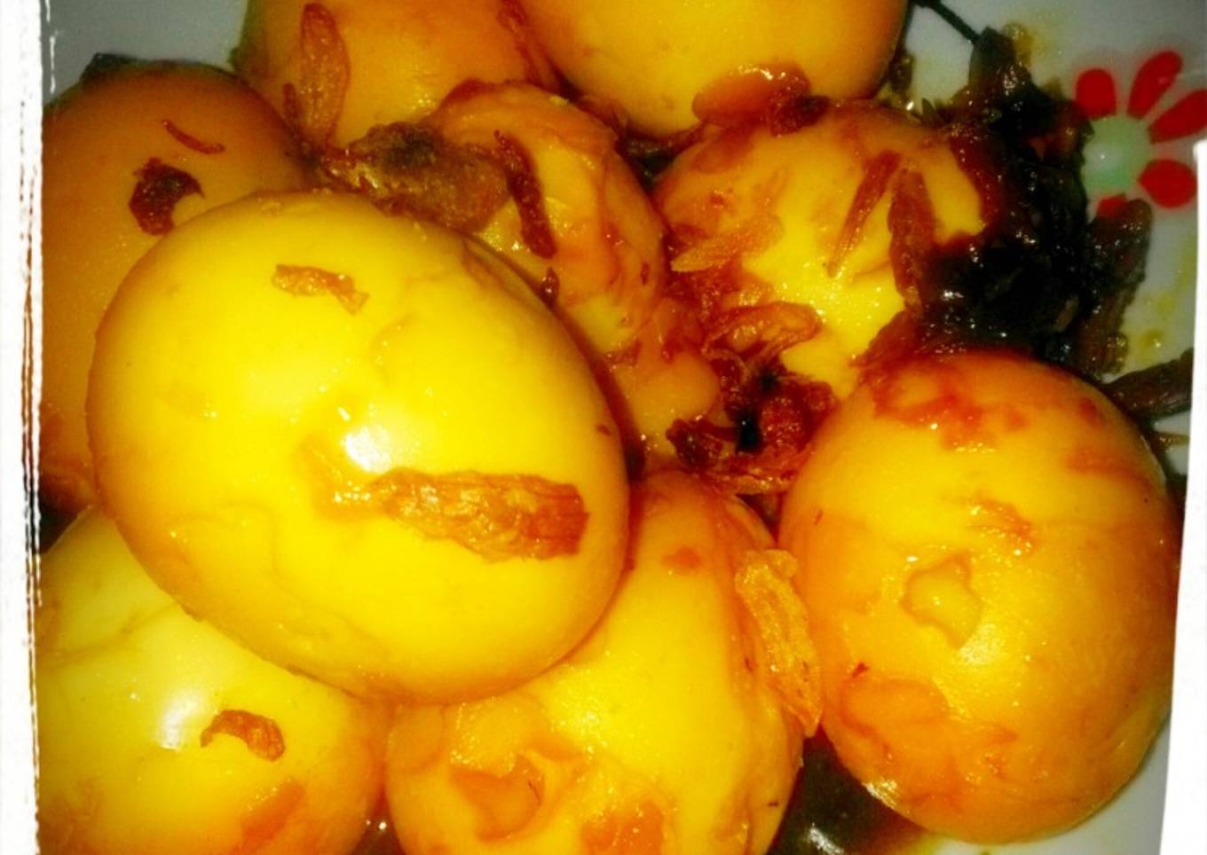 Semur telur ayam sederhana