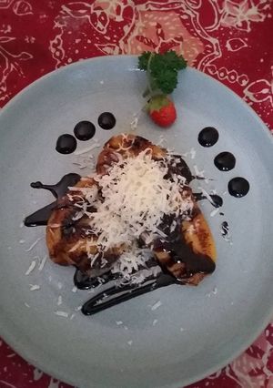 Foto resep Pisang bakar coklat keju