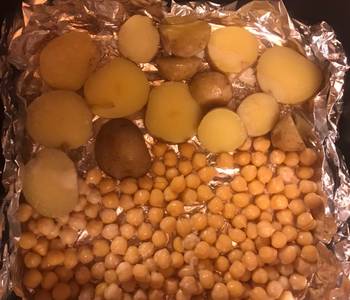 Popular Recipe Airfry potatoes and chicken pea Home Style