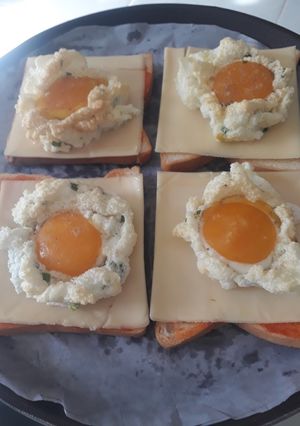Foto resep Cloud eggs cheesse