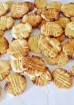 A picture of 3 Ingredient biscuits.
